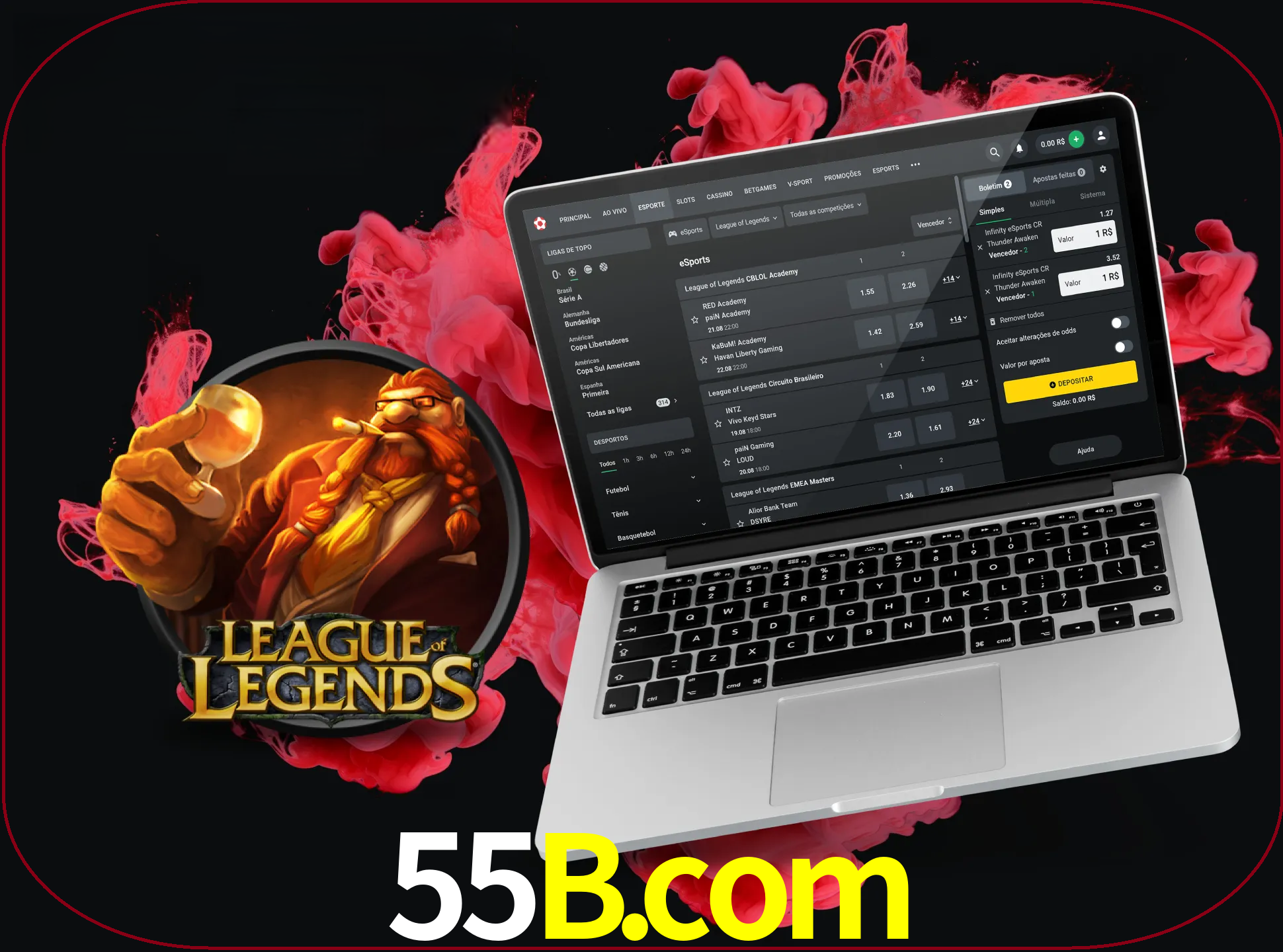 Se é um fã deste jogo, muitos torneios fantásticos que o vão surpreender estão disponíveis no 55b.